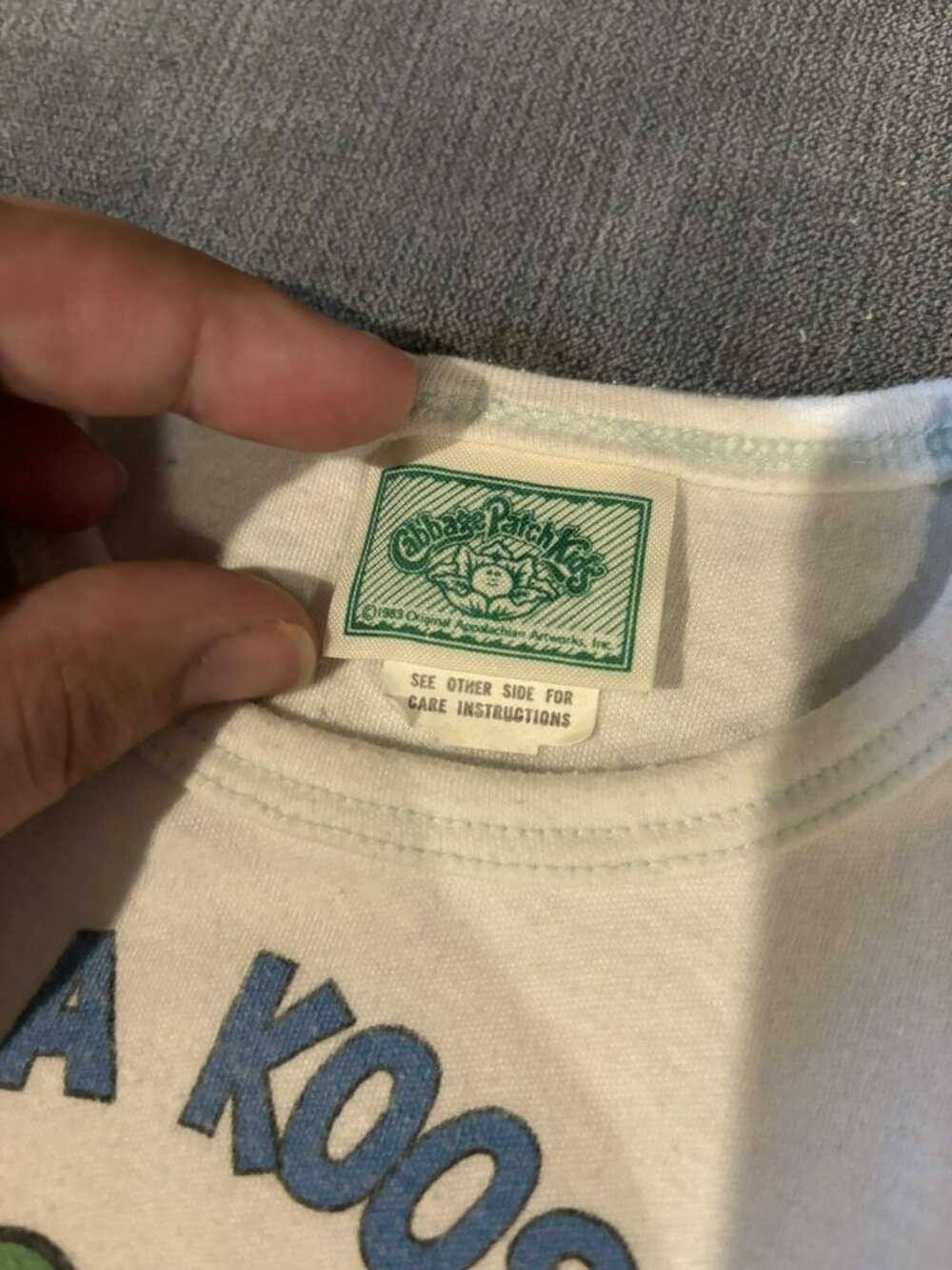 (4) Vintage Cabbage Patch Kids T-Shirts HUG A KOOSA 20 Years Baby Size 12 Months - Picture 4 of 10